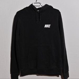 Vintage Black Nike Spell Out Hoodie
